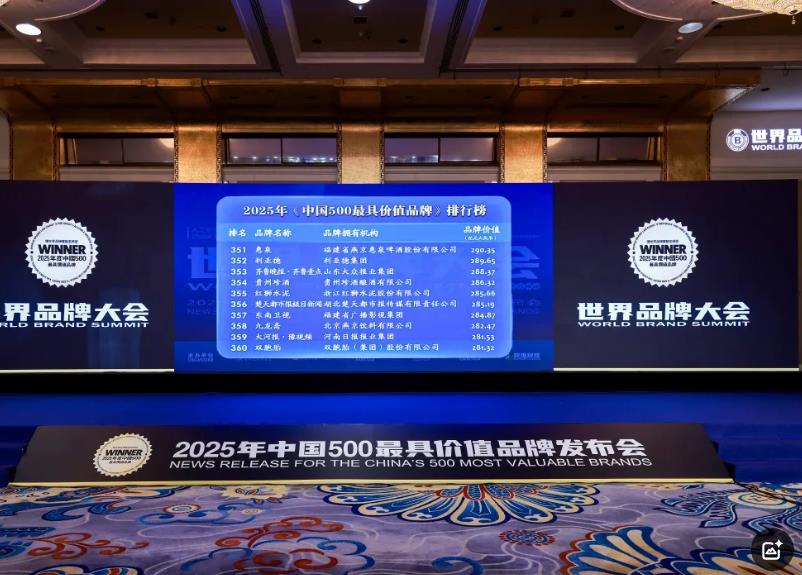 利亞德榮膺“中國500最具價值品牌”，彰顯科技品牌強勁實力